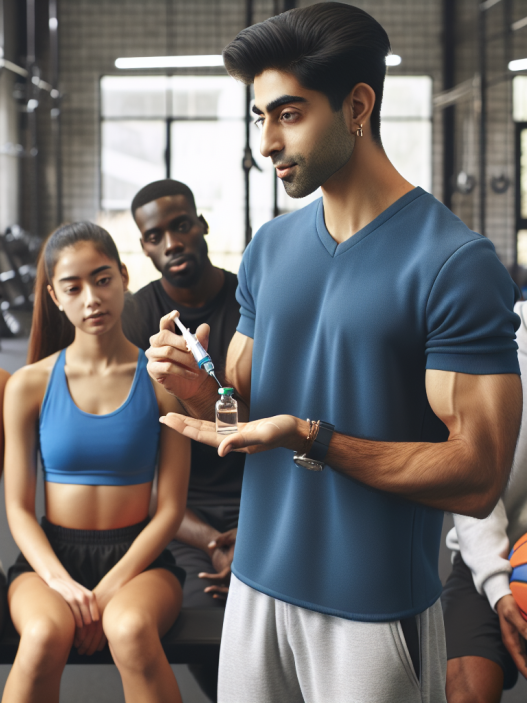 Proper use of bactericidal water injections in sports settings