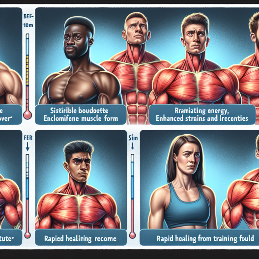 The effects of enclomifene citrate on athletes' muscle recovery