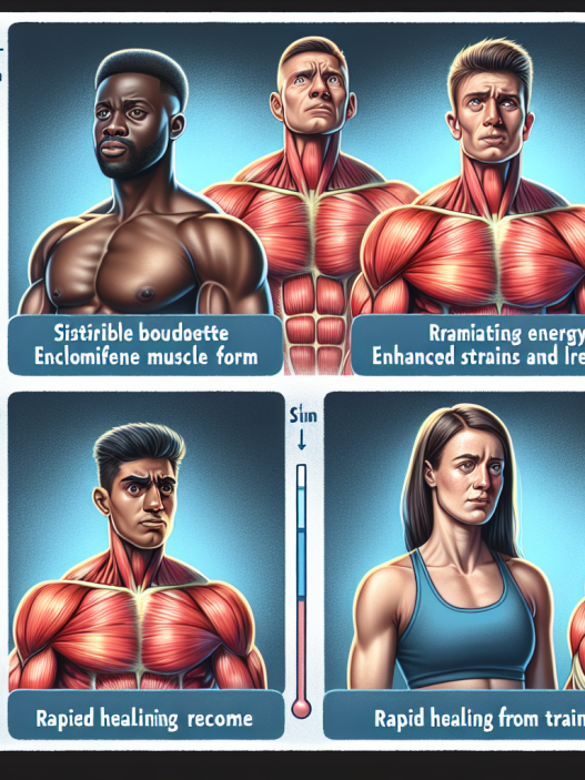 The effects of enclomifene citrate on athletes' muscle recovery