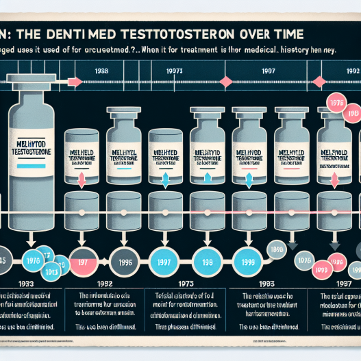 Discontinued uses of methyltestosterone over time