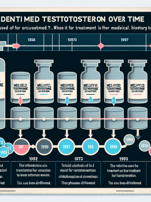 Discontinued uses of methyltestosterone over time