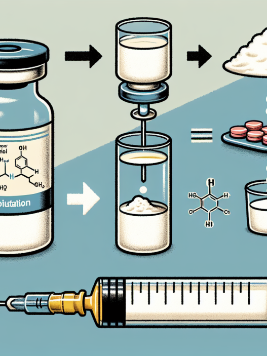 Reconstitution protocol for metildrostanolone