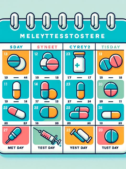 Sample cycle plan for methyltestosterone: 12 weeks