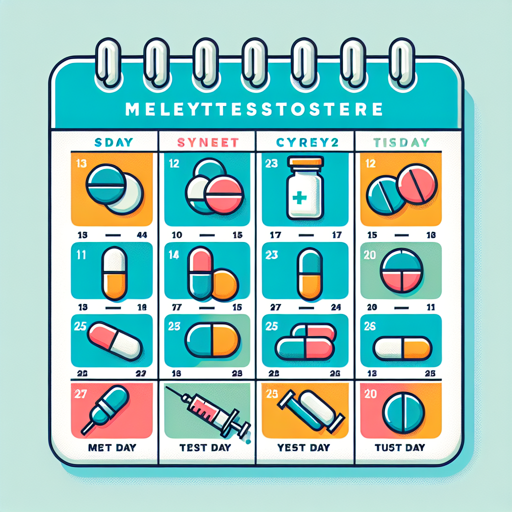 Sample cycle plan for methyltestosterone: 12 weeks