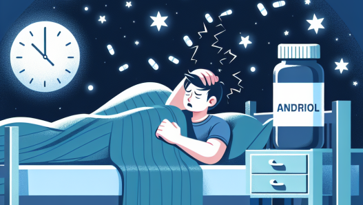 Sleep disruption associated with andriol