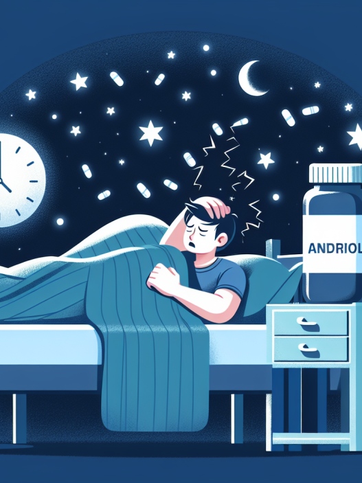 Sleep disruption associated with andriol