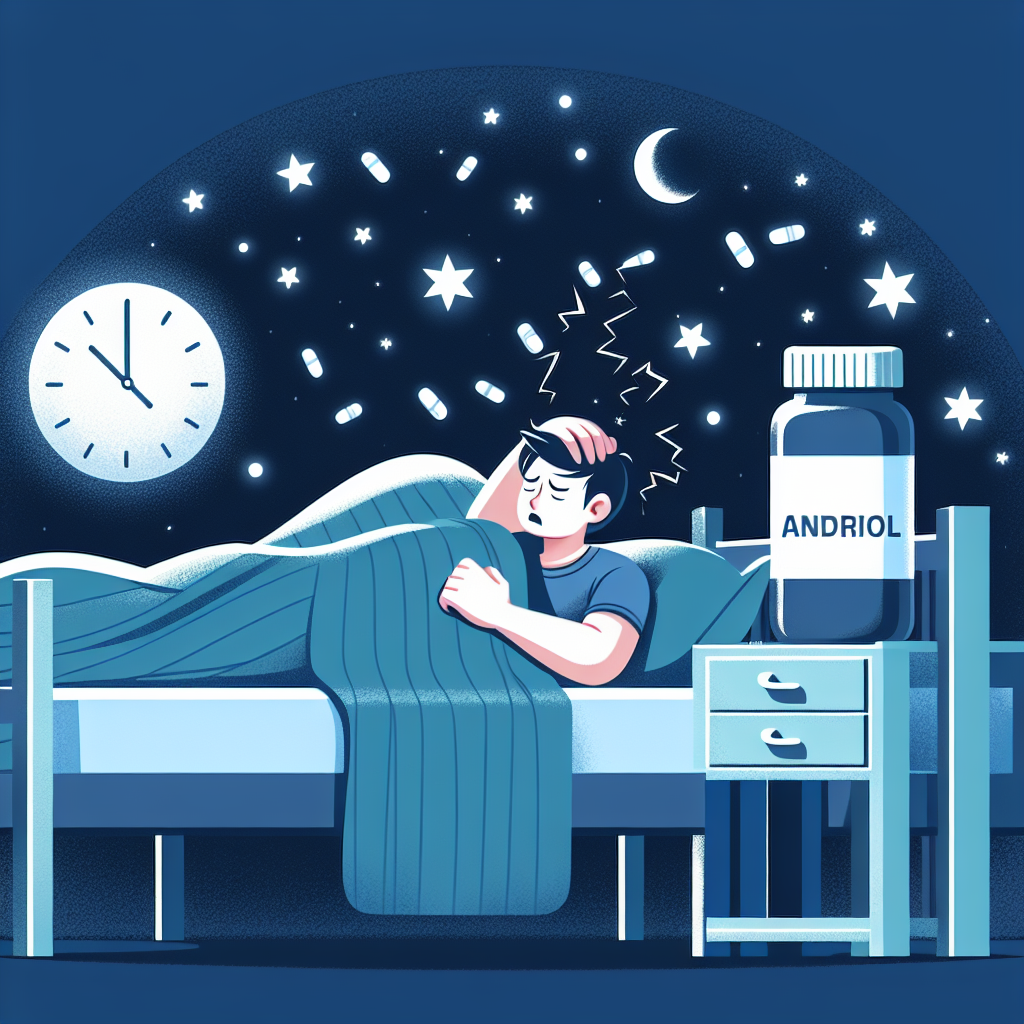 Sleep disruption associated with andriol