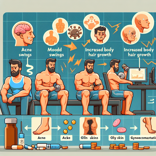 Most common side effects of trestolone acetato