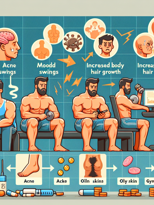 Most common side effects of trestolone acetato