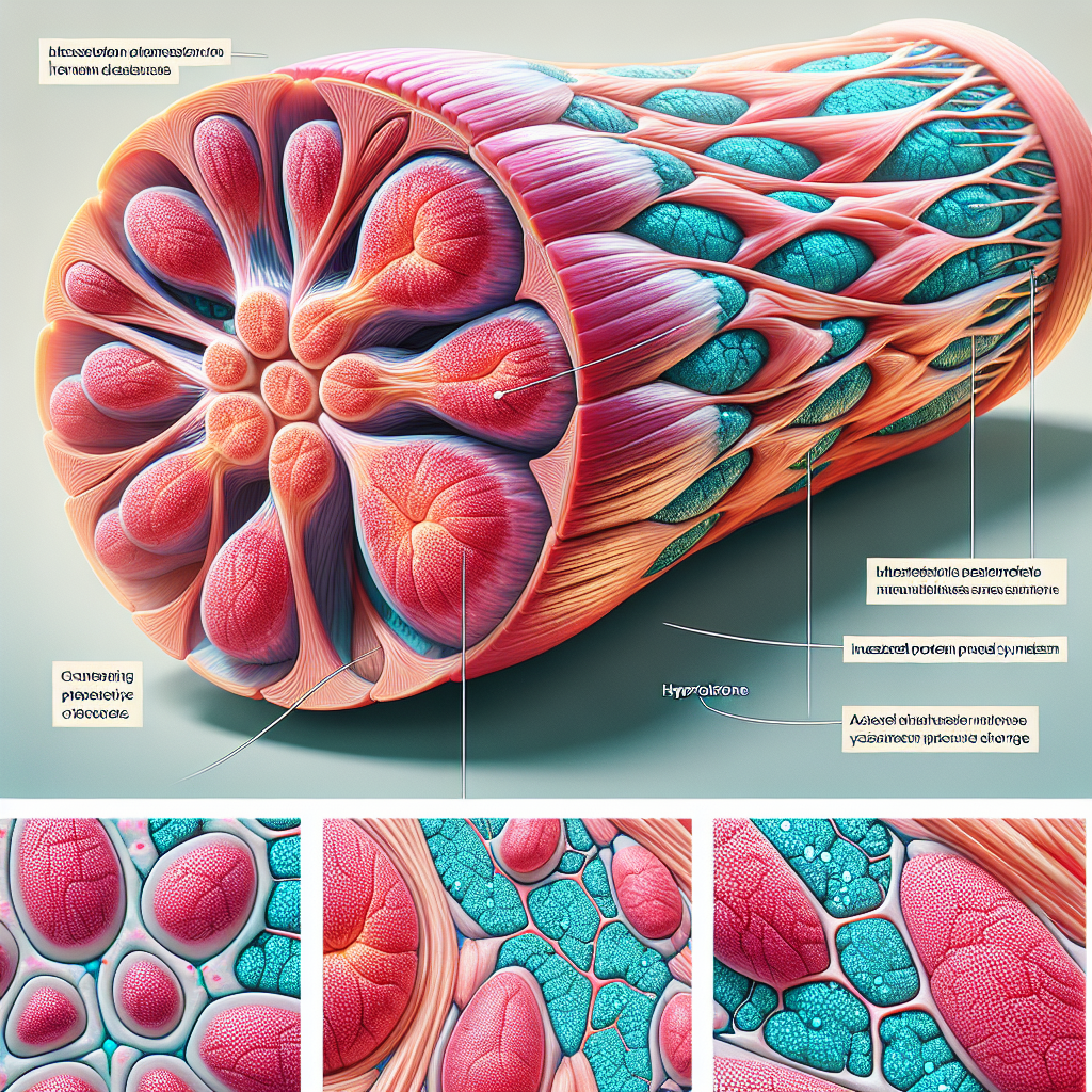 Muscle fiber hypertrophy with trestolone