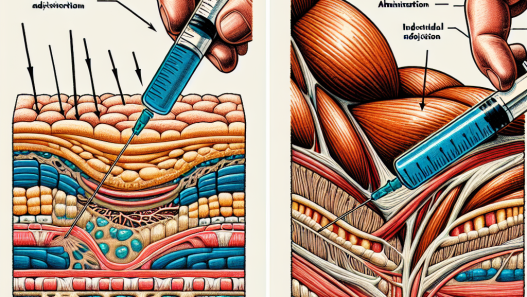 Subcutaneous vs intramuscular administration of oxandrolone
