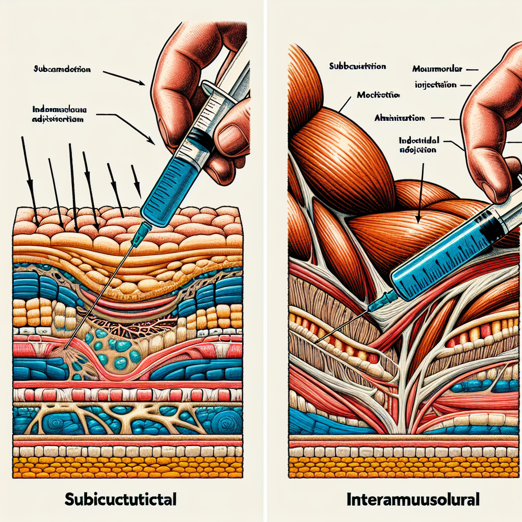Subcutaneous vs intramuscular administration of oxandrolone