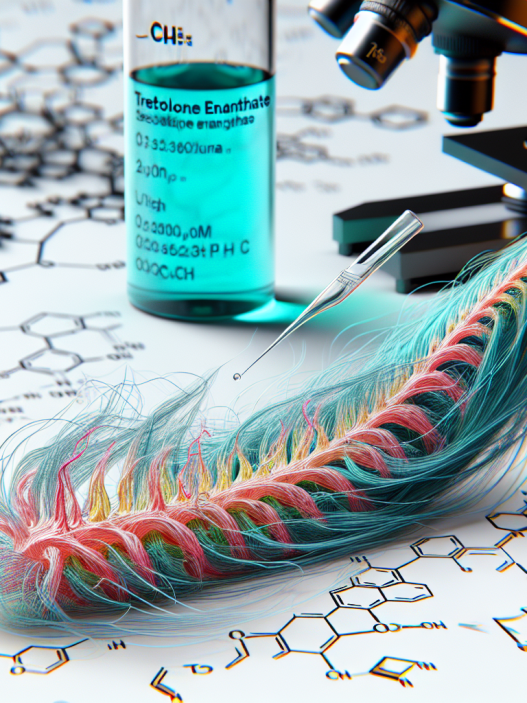 Hair follicle testing for trestolone enantato